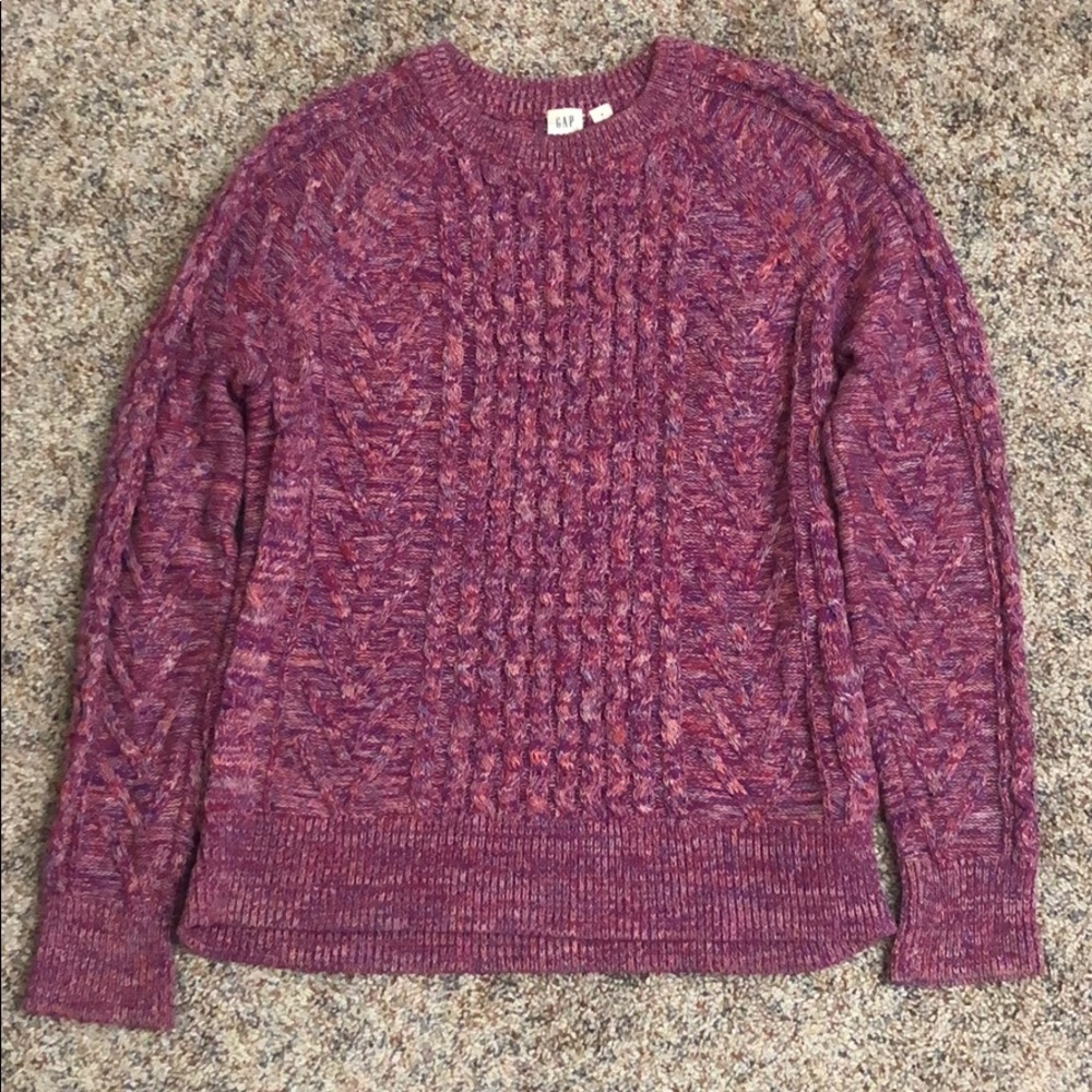 Pink sweater. GAP